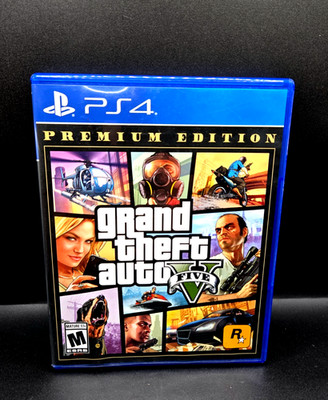 Grand Theft Auto V Premium Edition (Sony Playstation 4 PS4) Complete w/Map Test