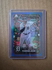 SPENCER TORKELSON 2024 Topps Holiday #H48 HOLIDAY BLUE METALLIC INSERT Tigers 🐅