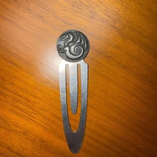 Vintage Oberon Design Bookmark Page Marker Dragon 