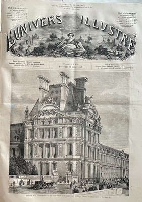 DAS ILLUSTRE UNIVERS 1867 NR. 631 FLORA PAVILLON - IN BENGALEN - BELIER- ALGERIEN