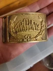 Authentic Genuine Confederate Gold-plated Officers Virginia Belt Plate