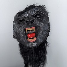 Gorillla Mask With Hair Full Head