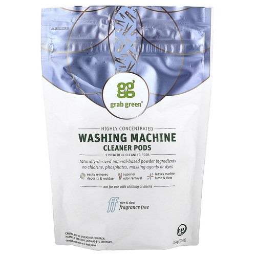 Washing Machine Cleaner Pods, Fragrance Free, 12.5 oz (354 g)