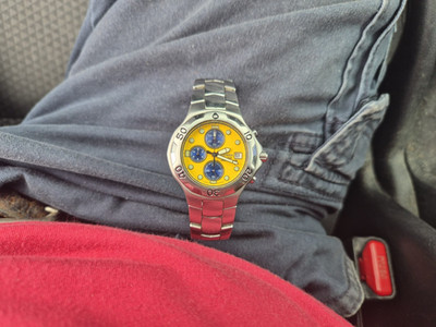 Citizen Promaster Chronograph Yellow Dial WR200