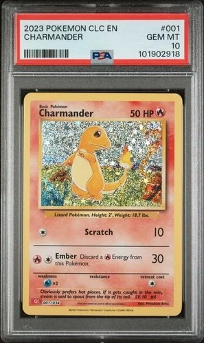 PSA 10 Charmander Charmander Classic Collection Holo