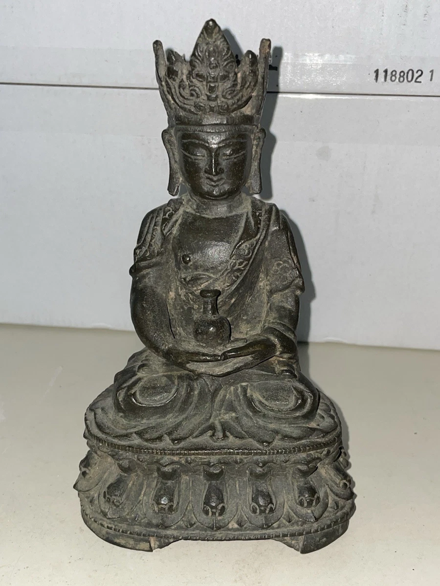 古董原始中国风青铜佛像和雕像| eBay