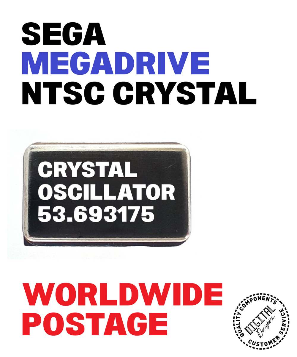 HATED 屈折、時折の雨 seed 廃盤 meth. Sevenlize Sega Megadrive 53.693175MHz Crystal Oscillator / NTSC / 60Hz | eBay