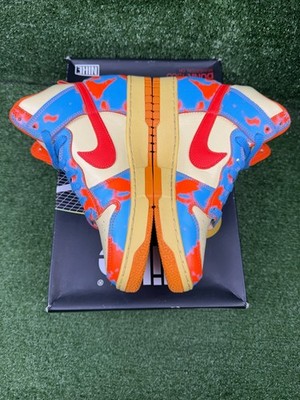Size 8 - Nike Dunk 1985 High Orange Acid Wash 195241242514| eBay