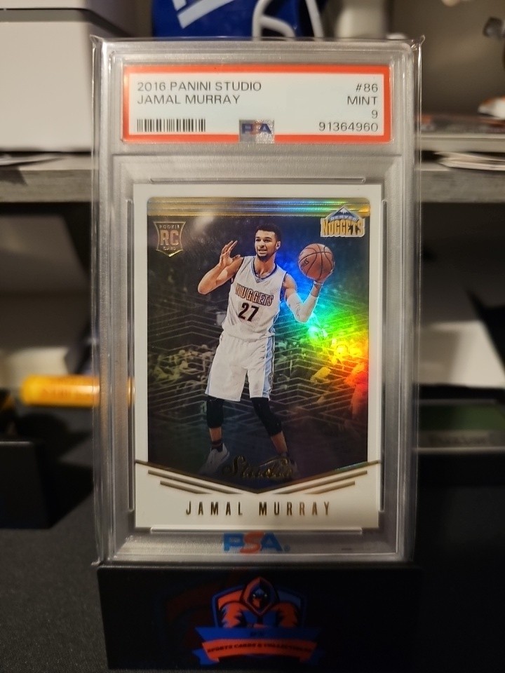 2016-17 Panini Studio - Jamal Murray #86 (RC) Psa 9