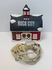 Coca-Cola Town Square Mooney’s Antique Barn Lighted Village 1992 See Rock City