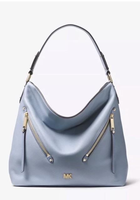 michael kors evie large leather shoulder bag