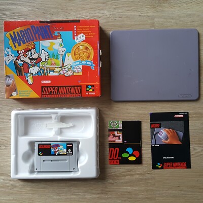 SNES Spiel Mario Paint in Big Box OVP mit Pad PAL Game (ohne Maus)
