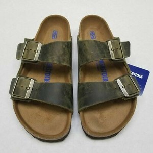 birkenstock arizona jade oiled leather