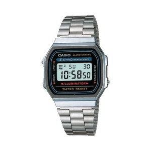 casio illuminator silver watch