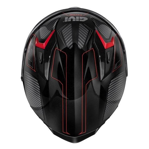 Full-Face GIVI 50.9 Enigma Red Black Red Helmet Casque Size XXL Foto 3 de 4