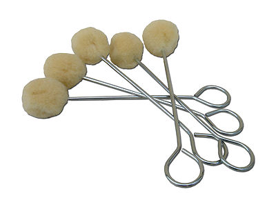 5 x STC Wollwischer für Scheibenkleber Primer Applikator