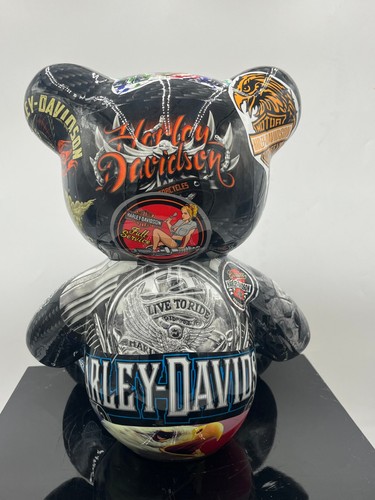 HARLEY DAVIDSON, Pop Art limitierter Teddy, Design Naor26, signiert, Nr. 8/26 - Bild 3 von 6