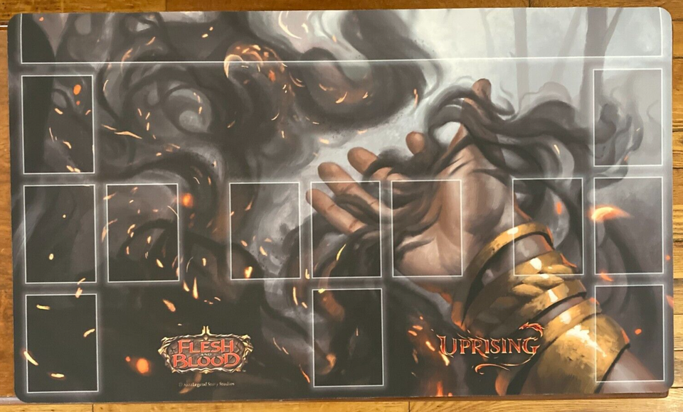 MatDemon's Flesh And Blood Playmat – Spielematte „Brutal Expedition“, Waschbar, Mit Würfelset