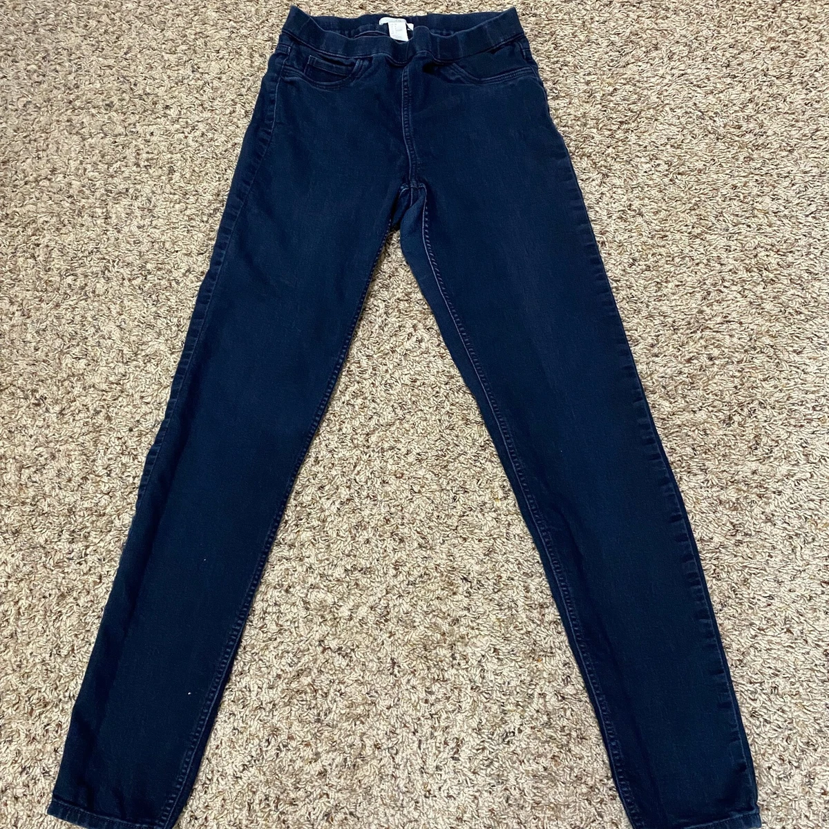 H&M Womens Dark Wash Stretchy Skinny Jeggings Size 6