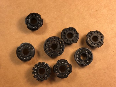 8 Vintage 12-Pin Compactron Vacuum Tube Sockets Ham Radio Amplifier ...