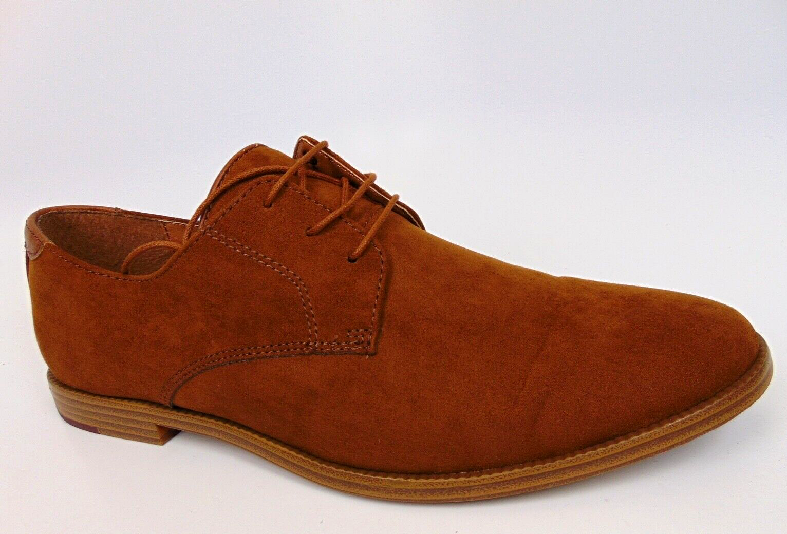 SAOLA Find Angus scarpe da uomo eleganti derby stringate Oxford punta liscia taglia 11 0 M marrone chiaro