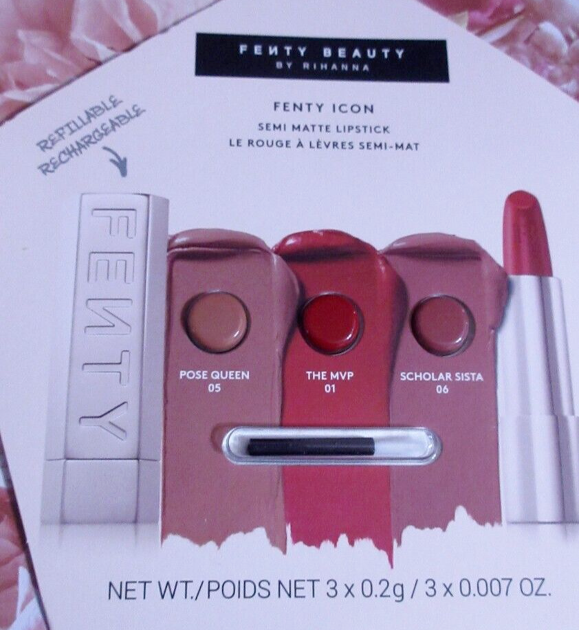 Rihanna Fenty Beauty Fenty Icon Semi-Matte Lipstick Sample Shade