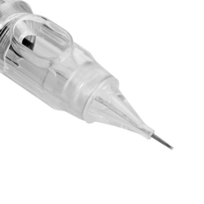 10Pc Semi Permanent Makeup Tattoo Cartridge Needle 600D-E Replace For Hawk Style