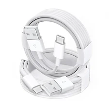 2 Pack USB-A to USB-C Car Carplay Cable for Iphone 16/15,16E, Iphone 16/15 Plus