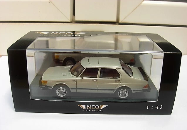 Saab 900 Turbo 1981 1984 Neo 43650 MIB 1:43 92 93 95 96 99 9000 sonett MEG RARE - Imagen 4 de 4