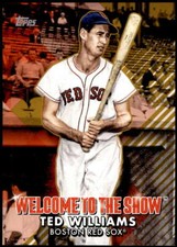 Ted Williams 2022 Topps 5x7 Welcome to the Show Gold #WTTS-32 6/10 Red Sox