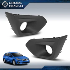 Pair For 2012-2014 Subaru Impreza Right & Left Fog Light Bezel Cover Set