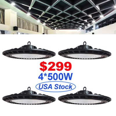 500W UFO Led High Bay Light Factory Warehouse Commercial Industrial Shop Light