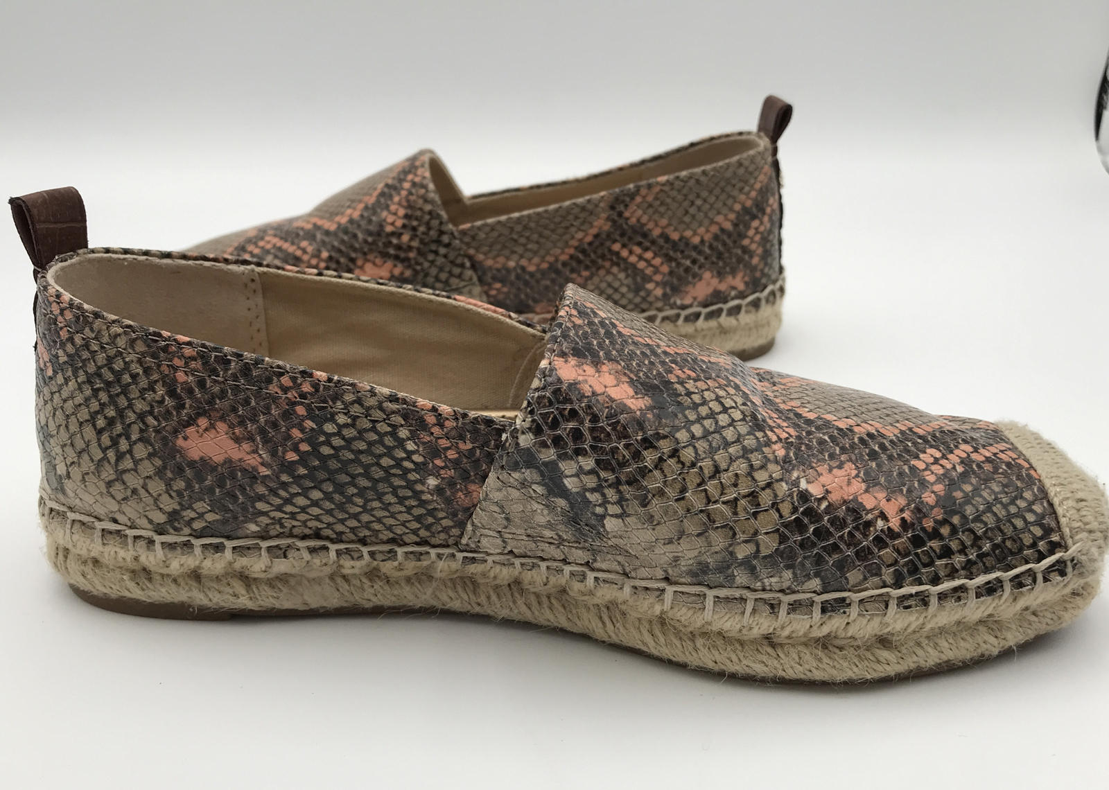 Sam Edelman Leather Snake Print Python Espadrille… - image 8