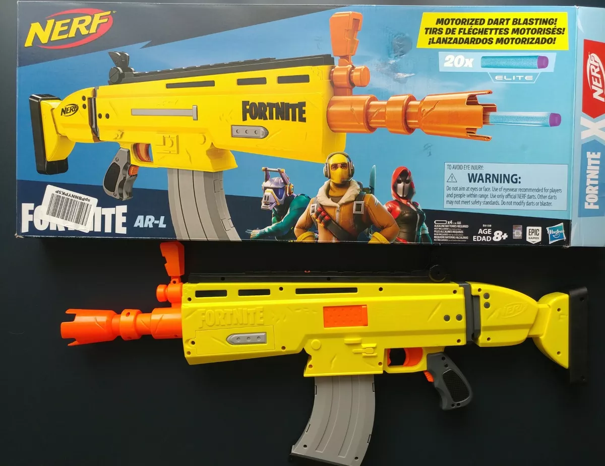 Fortnite AR-L Nerf Elite Dart Blaster [Toys, Ages 8+]