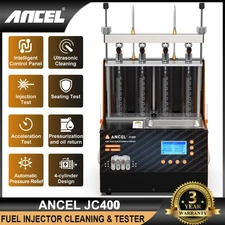 ANCEL JC400 Piezo GDI Fuel Injector Cleaner Tester Ultrasonic Cleaning Machine