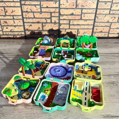 Pocket Monster Chibi Poke House Alle 6 Typen Set wie beschrieben Selten Japan