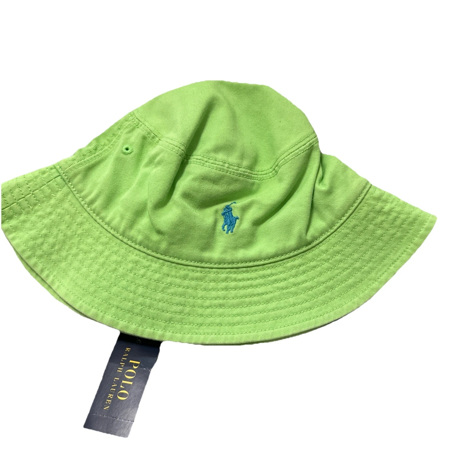 polo ralph lauren bucket Hat Boys 4-7 Electric Green / Light Blue
Opens in a new window or tab