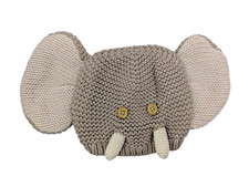 Baby Gap Gray Knit Elephant Hat With Ears 0-3 Months
