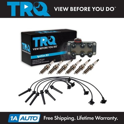 TRQ Ignition Coils & Spark Plugs For 96-00 Ford Taurus Mercury Sable