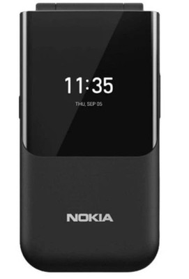 Nokia 2720 Flip 2G Dual SIM entsperrt, 2,8 Zoll - Brandneu versiegelte Box - schwarz