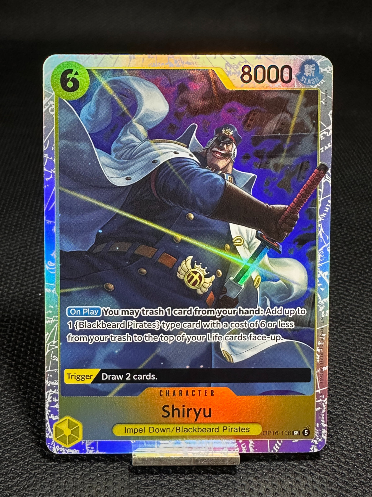 One Piece The Time Of Battle Shiryu OP16-108 NM