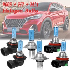 For Hyundai Tucson 2020 6x Combo Halogen Headlight Fog Light Bulbs 9005 H7 H11