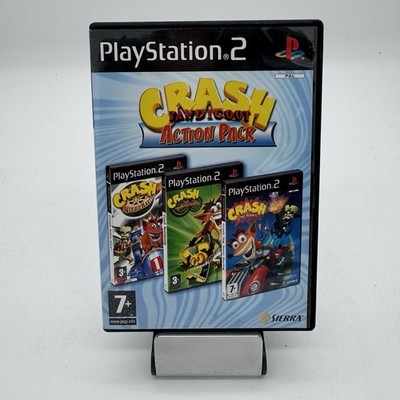 Crash Bandicoot Action Pack   PS2  PlayStation 2   3 Spiele in einem Set OVP