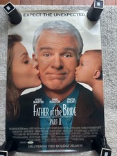 Father of the Bride Part II 1995 Original 27x40 Double Sided Poster Steve Martin