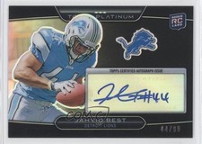 2010 Topps Platinum Black Refractor Rookie Auto 44/99 Jahvid Best #157 Auto 0e8