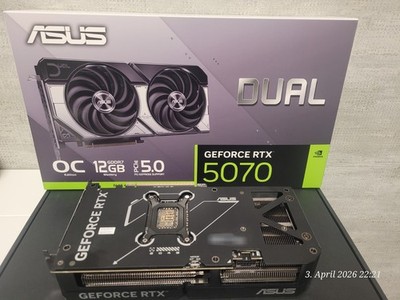  aus 01.2026  ASUS Dual GeForce RTX 5070 12GB GDDR7 OC Edition