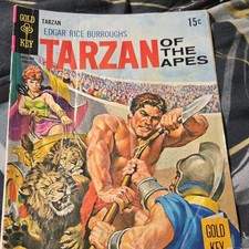 Gold Key Comics Tarzan of the Apes #186 1969 Silver Age Tarzan Adventure