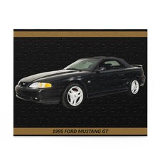 Iconic 1995 Ford Mustang GT Convertible Temp Puzzle 120 pcs - Thrilling