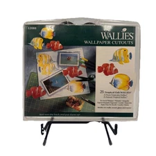 Wallies Tropical Fish Wallpaper 25 Cut Outs Nemo Bathroom Pre Pasted NEW!
