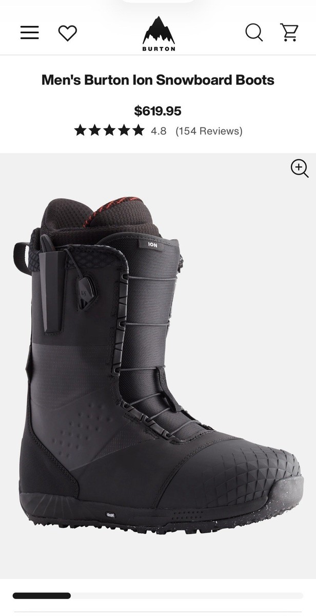 Burton Ion Snowboard Boots Men Sz 11 ($620.00 New) | eBay